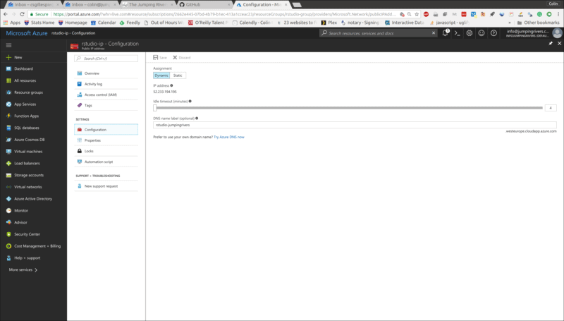 Hosting RStudio Server on Azure | R-bloggers